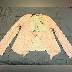Pink Suede cover blazer